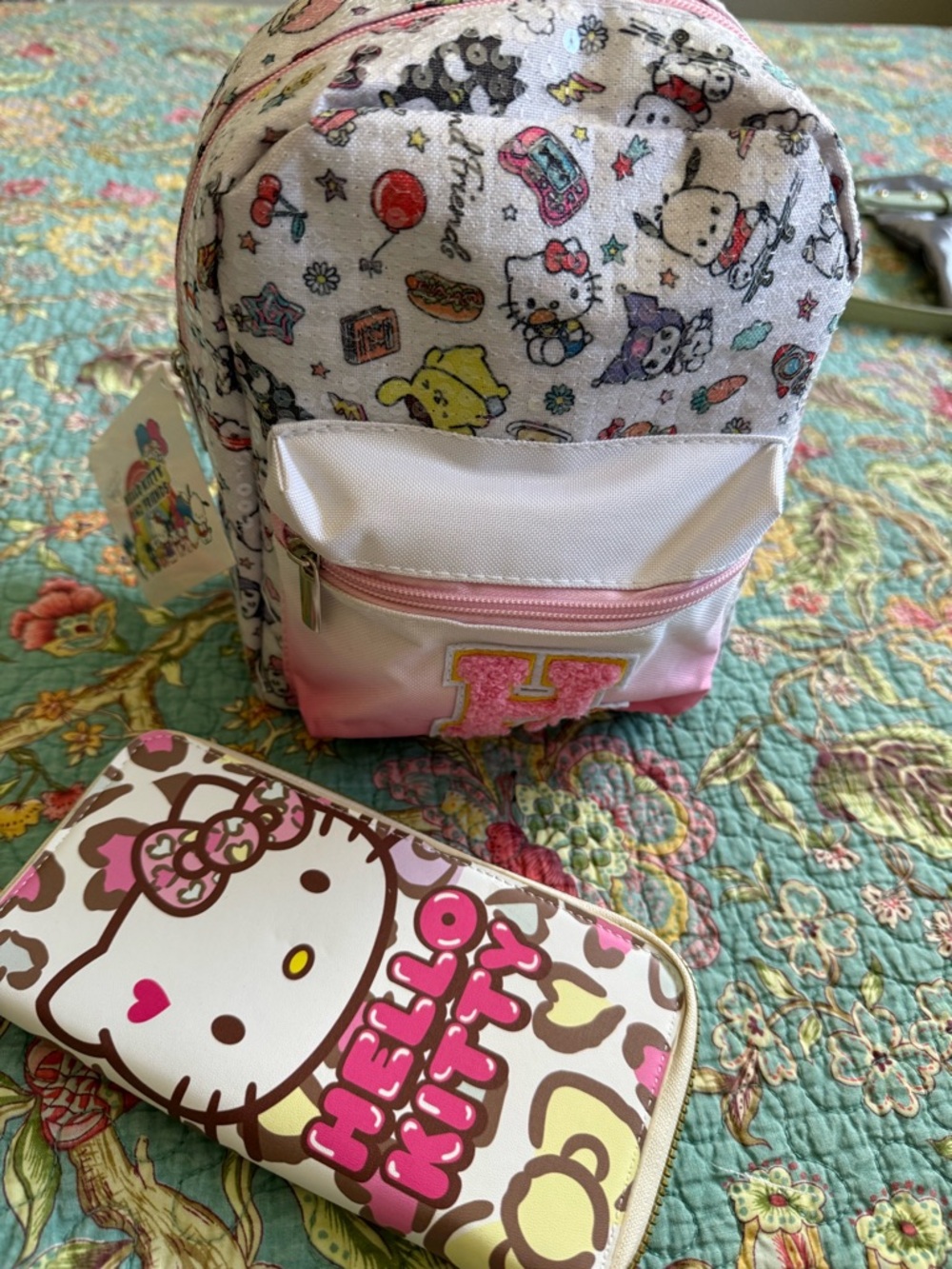 Sanrio Hello Kitty & Friends backpack and wallet lot